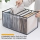 thumbnail image 3 of Caja de almacenamiento para pantalones vaqueros, organizador de ropa interior, calcetines, camisetas y pantalones, 3 of 4