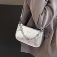 thumbnail image 5 of Bolso de mano con estilo para mujer, estilo 2024, de piel, con cadena, estilo decorativo, de diseñador, 5 of 5