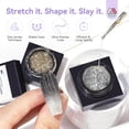 thumbnail image 4 of SAVILAND Gold & Silver Spider Gel for Nails: 2 PCS Glitter Spider Gels for Nail Art No-Wipe Unbreakable Gel Liner Nail Polish for Drawing Line Sparkling Effect Beginner Home DIY Salon Use, 4 of 8