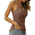 thumbnail image 5 of Sleeveless V-Neck Women Slim Fit Summer Tank Tops, 5 of 5