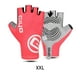 thumbnail image 3 of Guantes de ciclismo Yuarrent medio guantes multicolor impermeable Naranja, 3 of 6