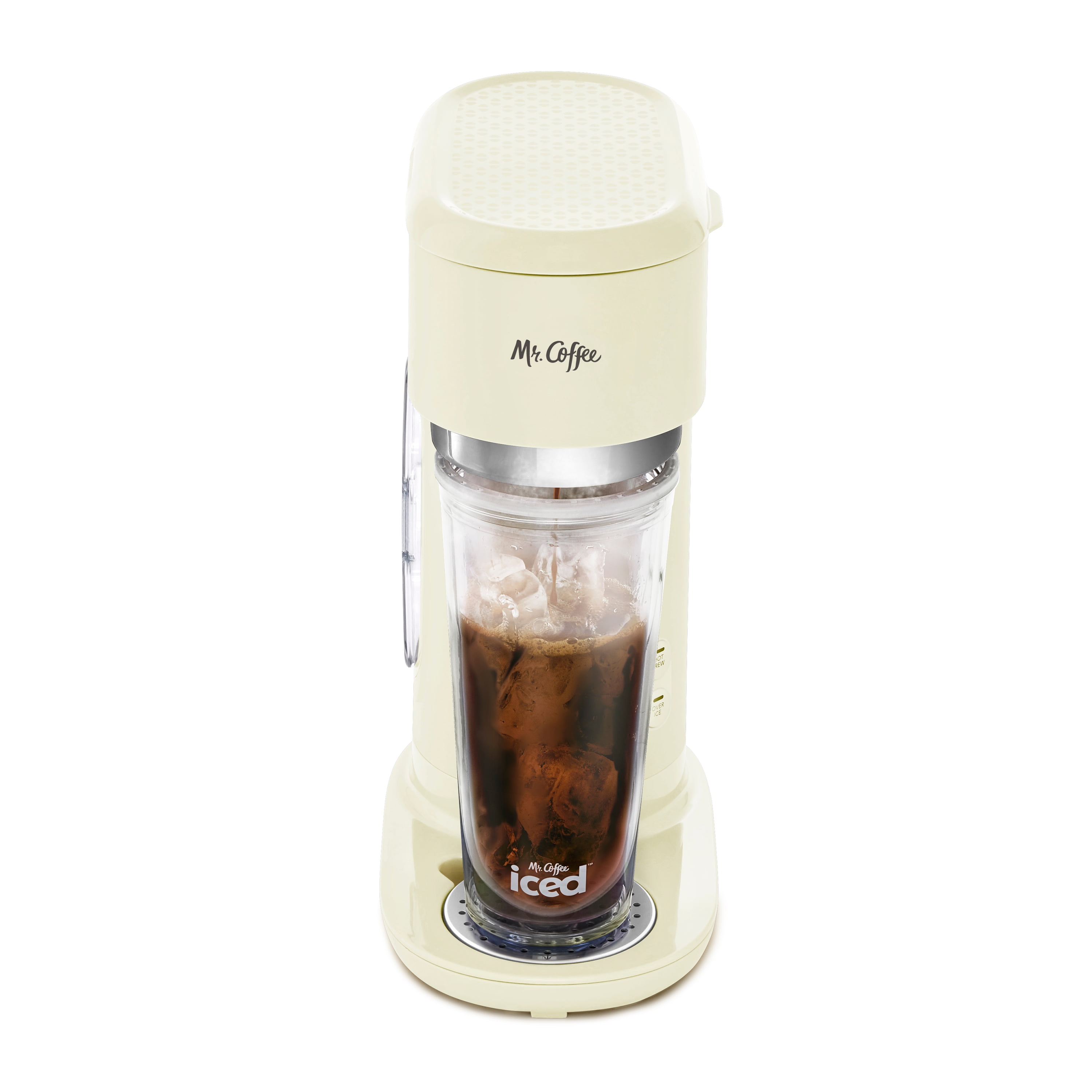 Mr. Coffee Iced Coffee Maker, Single Serve Hot and Cold Coffee Maker with  22 ounce Reusable Tumbler, Filter and Wholesalehome Cloth