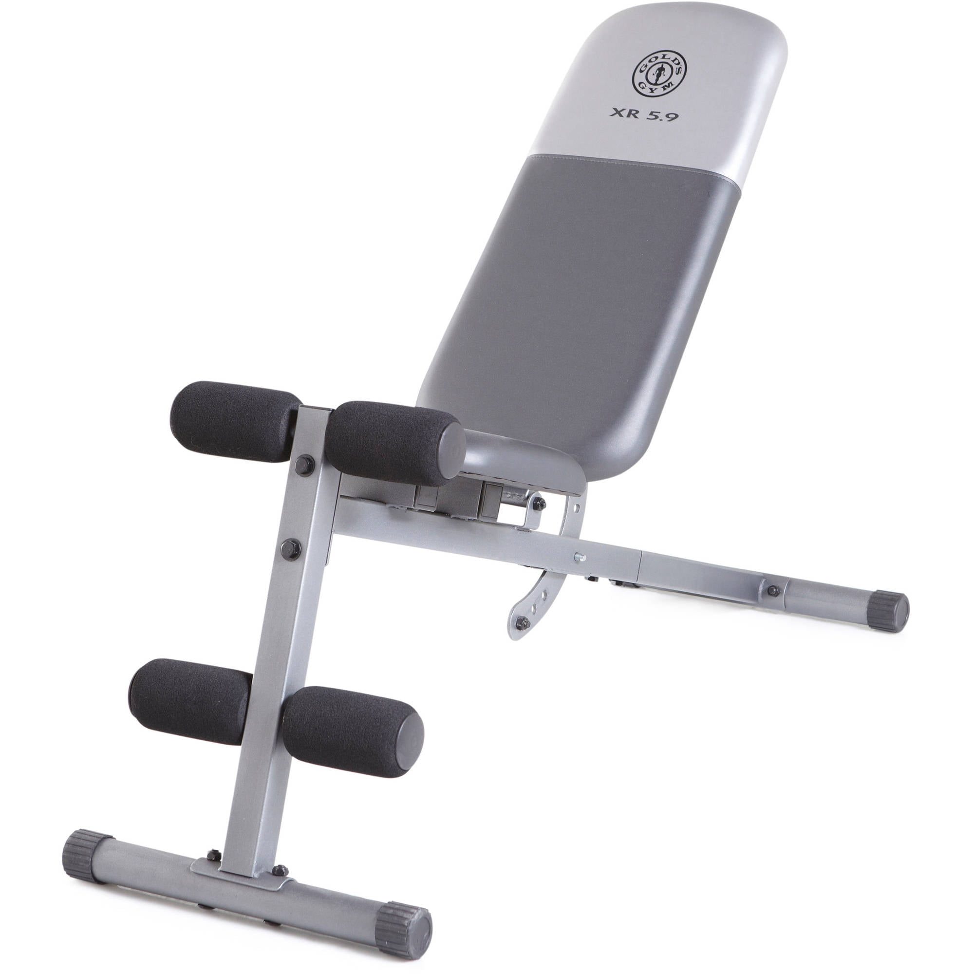 Gold's Gym XR 5.9 Adjustable Slant Workout Weight Bench - Walmart.com