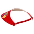 thumbnail image 3 of Autism Puzzle Symbol Heat Transfer Fabric Foam Visor - Red OSFM, 3 of 5