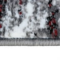 thumbnail image 4 of Flash Furniture Rylan Rectangular Contemporary Grey, Red Area Rug, 2' x 10', 4 of 6