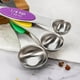 thumbnail image 3 of Juego de 2 Cucharas Medidoras de Acero Inoxidable de Doble Cara., 3 of 8