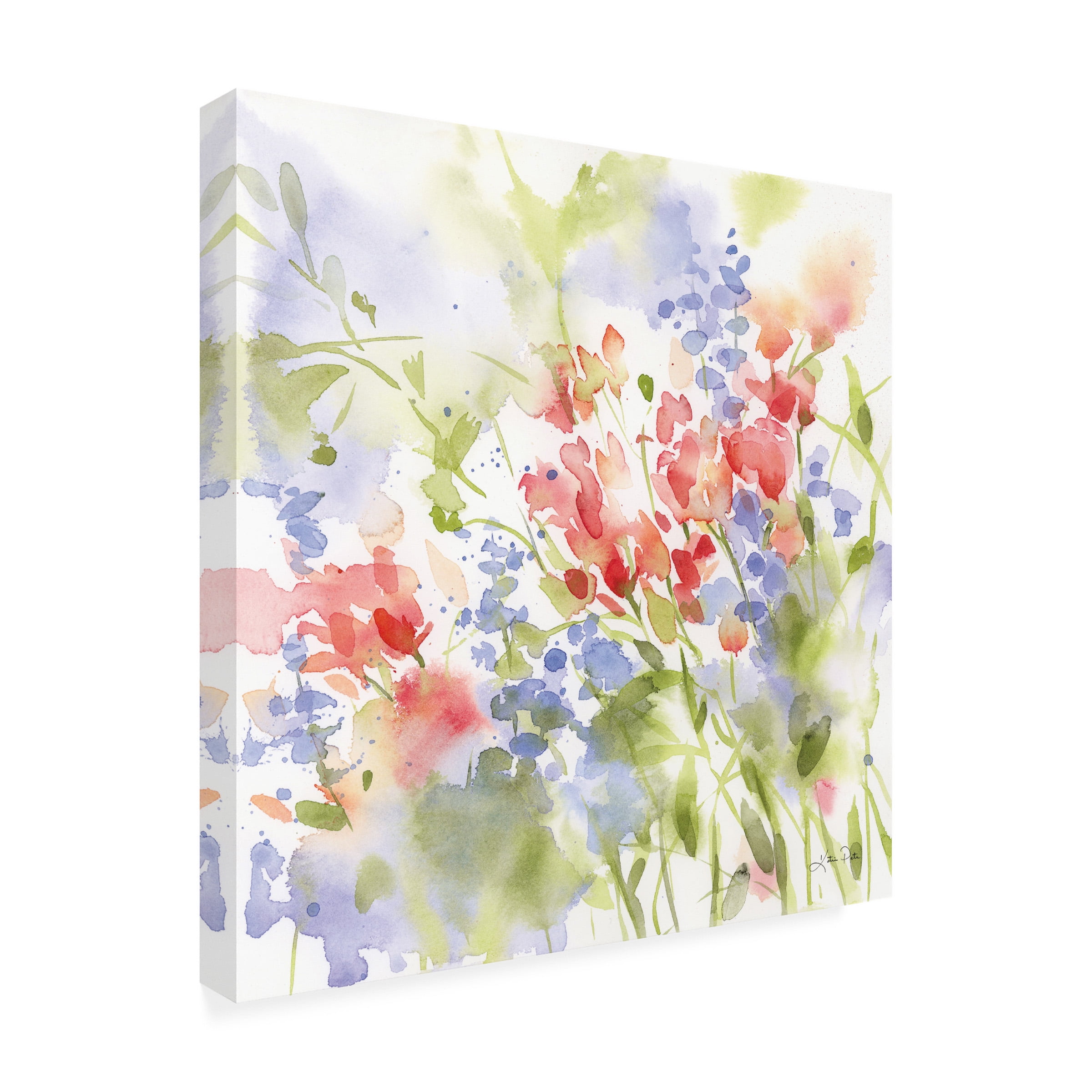 Katrina Pete 'Spring Meadow II' Outdoor Canvas 24x16