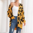 thumbnail image 2 of Vedolay Womens 2023 Coat Casual Jackets for Womens Casual Distressed Casual Jacket Ripped Fringe Cropped Casual Jacket,Yellow S, 2 of 5