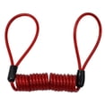 thumbnail image 4 of GLFILL 1.2M Bike Spring Cable Lock Anti-Theft Rope Alarm Disc Lock Bicycle Security Reminder Motorcycle Theft Protection Portable Red, 4 of 9
