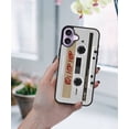 thumbnail image 5 of WIRESTER Shockproof Soft Rubber Cover Case for Apple iPhone 17 6.3" 2025, Retro White Cassette Tape Hip Hop, 5 of 5