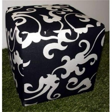 Somers Furniture 8154 17 inch W x 17 inch D x 17 inch H Square Ottoman
