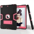 thumbnail image 6 of iPad 5th Gen Case,iPad 6th Gen Case, Dteck Heavy Duty Rugged Shockproof Stand Kids Case Protective Cover For Apple iPad 5th Gen 2017/iPad 6th Gen 2018, Black+Rose, 6 of 6