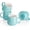Turquoise, variant on Coffee Mugs Set of 4-12oz Chip-Resistant Ceramic Cups with Ergonomic Handle | Dishwasher & Microwave Safe Cream Mugs | Keeps Beverage Hot, Perfect for Family Kitchen & Holiday Gifts