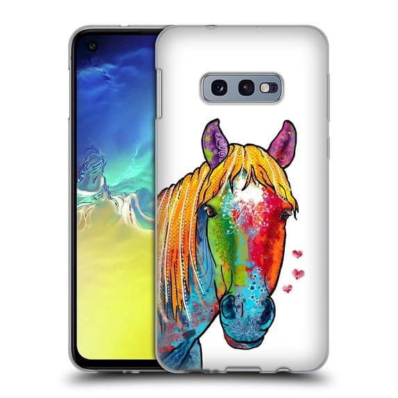 Head Case Designs Officially Licensed Duirwaigh Animals Horse Soft Gel Case Compatible with Samsung Galaxy S10e