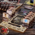 thumbnail image 2 of Tablero de personajes del jugador JOTL con rastreadores de dial HP y XP Juego de 2 Organizadores de héroes de madera contrachapada de abedul que ahorran espacio en su mesa Ideal para Gloomhaven Fauces, 2 of 5