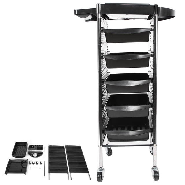 Carro de almacenamiento de salón, carro multifuncional para peluquería, carro de herramientas para salón, carro de salón de belleza, apariencia llamativa