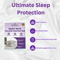 thumbnail image 3 of Hygea Natural Mattress Protector, Water Resistant Allergen and Dust Mite Mattress Cover, Full, 3 of 5