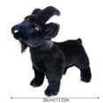 thumbnail image 3 of SgJHXb Black Woolen Classic And Cozy Stuffed Animal For All Ages, 3 of 6
