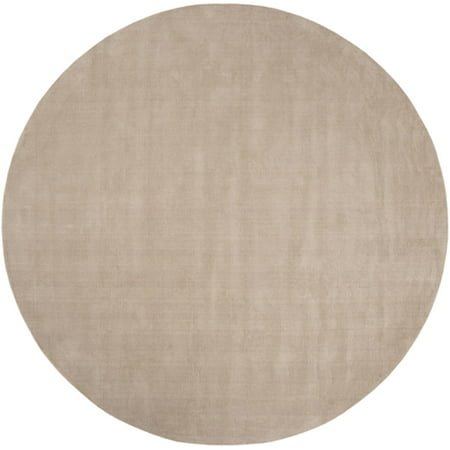 9 75 Rogue Love Moonlight  Taupe Wool Round Area  Throw Rug  