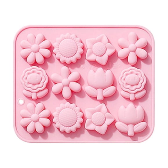 Flowers Silicone Mould Fondant Cake Chocolate Cookie Decorating Mould Cake Tools