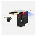 thumbnail image 6 of LED Matte Black Bathroom Sink Faucet Three Colors Change With Temperature LED Waterfall Hot and Cold Water Mixer Taps ,Effortless Installation, 6 of 7