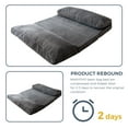 thumbnail image 5 of GOODONE Folding Beanbag Sofa Bed,Corduroy Memory Foam Convertible Floor Mattress,with Removable and Washable Cover,Suitable for Adults,Ideal for Living Room and Bedroom,DGrey,Single, 5 of 14
