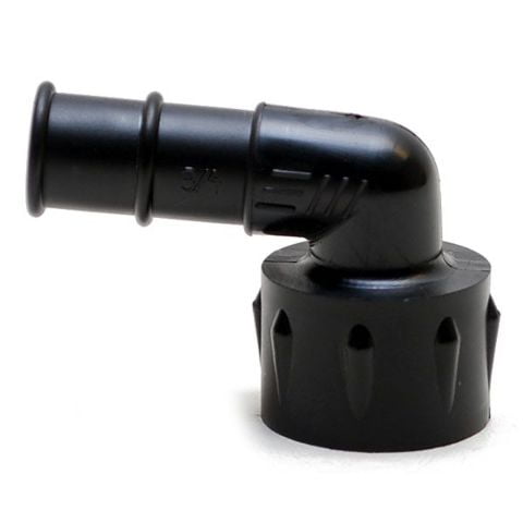 Standard 3/4 inch Black Boat Fitting