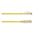 thumbnail image 3 of Black Box Slim-Net - Câble Patch - RJ-45 (m) à RJ-45 (m) - 5 Pieds - UTP - CAT 6 - Amorti, Moulé, Échappé - Jaune, 3 of 4