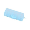 thumbnail image 2 of 10 Grid Plastic Jewelry Removable Storage Box Beads Earring Dividers Plastic Compartment Container Container Blue, 2 of 5