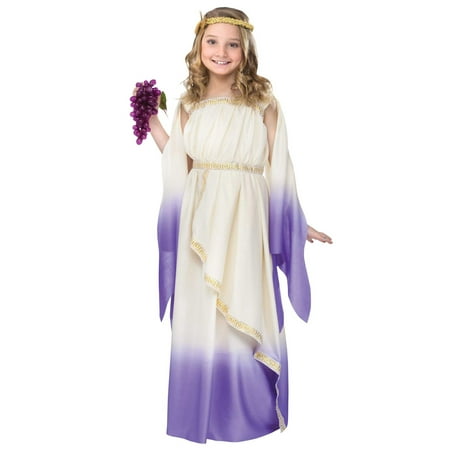 Girls Purple Goddess Costume