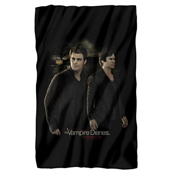 Vampire Diaries Brothers Fleece Blanket 36' x 58',Brothers