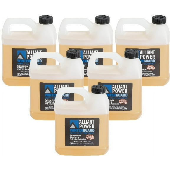 Alliant Power WINTERGUARD Diesel Fuel Treatment | 6 Pack of 1/2 Gallon Jugs | # AP0507