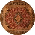 thumbnail image 1 of Ahgly Company Indoor Round Persian Orange Traditional Area Rugs, 6' Round, 1 of 1