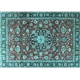 thumbnail image 1 of Ahgly Company Indoor Rectangle Persian Light Blue Traditional Area Rugs, 5' x 8', 1 of 4