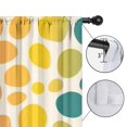 thumbnail image 4 of Blackout Kids Curtains,Colorful Spots Pattern Childrens Insulated Curtains Set Of 2,Bedroom Essentials,Toddler Room Decor 42x84in(106x213cm), 4 of 4