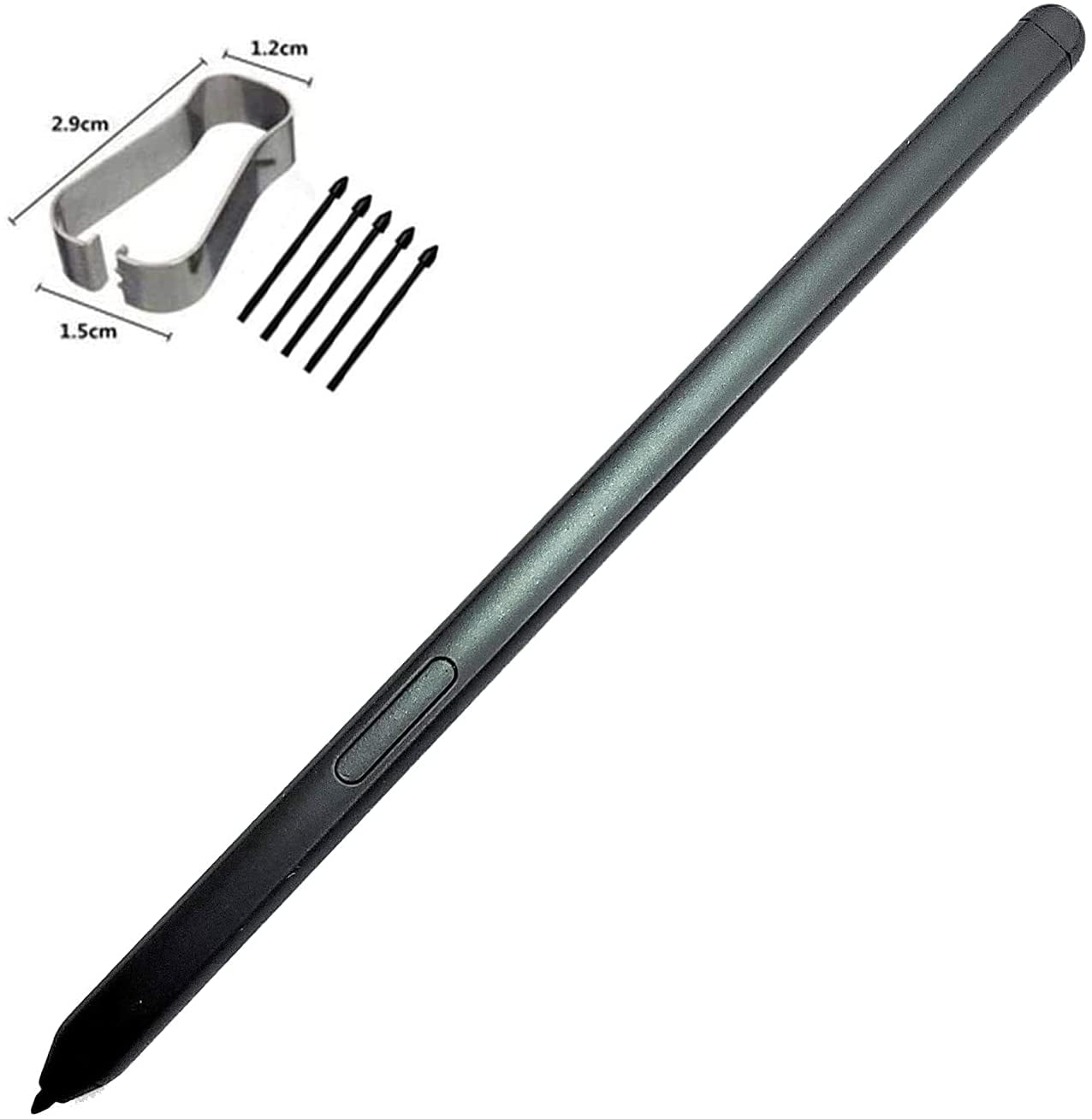 Eaglewireless Stylus S Pen Pencil for Samsung Galaxy S21 Ultra S21U with 5 Replacement Tips Black