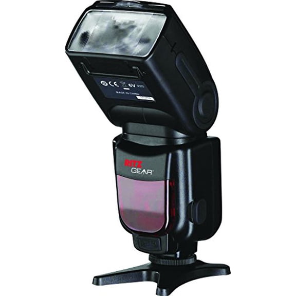 Ritz Gear™ GN60 Wireless TTL Auto Power Zoom Bounce & Swivel Flash With LCD Display For The Canon Digital SLR Cameras