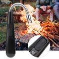 thumbnail image 3 of Encendedor de arco eléctrico giratorio de 360°, sin llama, con USB, resistente al viento, para barbacoa (negro), 3 of 10