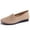 Khaki, variant on CHICVOMEY Breathable Knit Flats for Women Dress Shoes Comfortable Slip-on Flats Causal & Walking