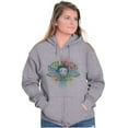 thumbnail image 3 of Betty Boop 70s Cartoon TV Show Zip Hoodie Sweatshirt Women Brisco Brands X, 3 of 6