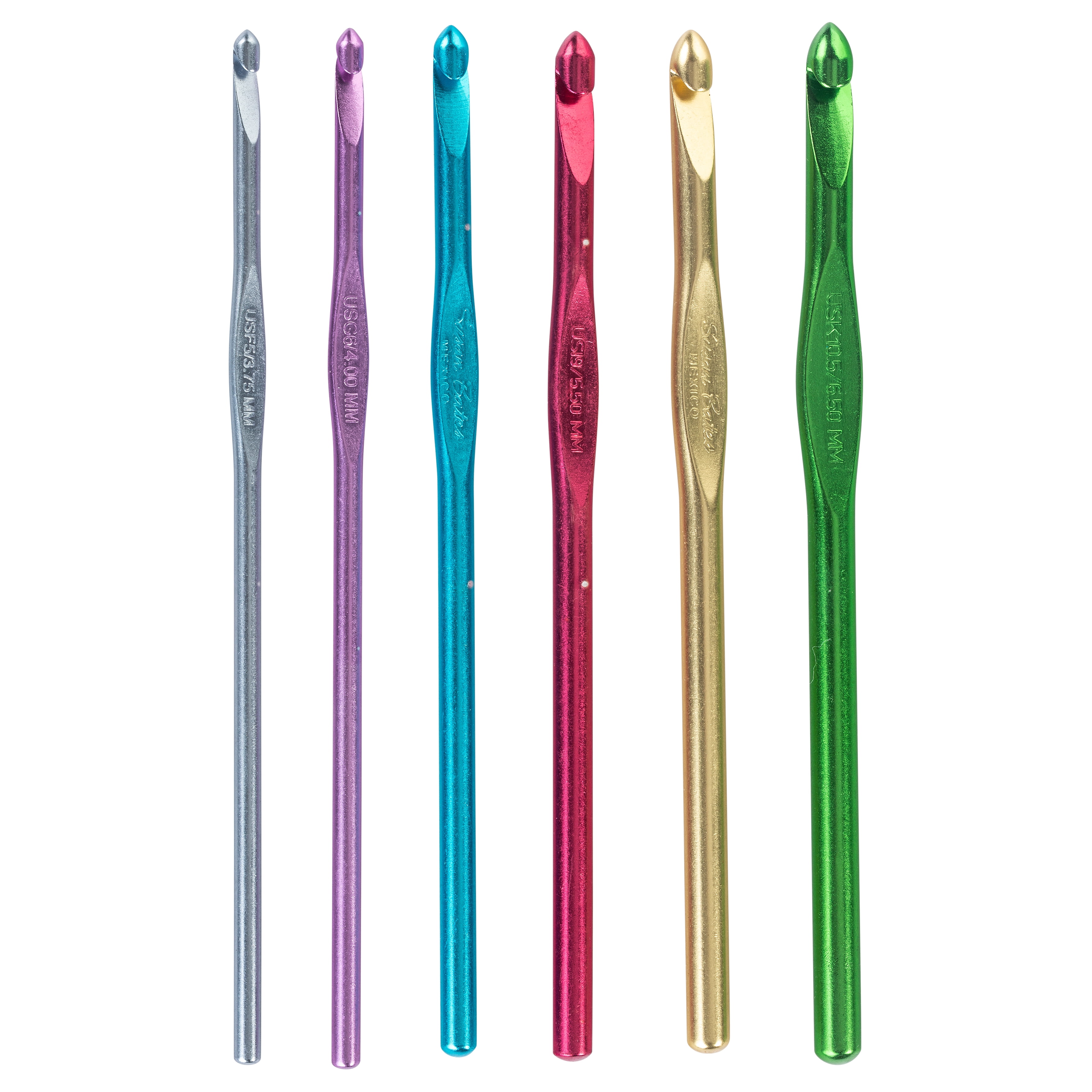 Susan Bates Silvalume Aluminum Crochet Hook Set