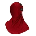 thumbnail image 2 of MSJUHEG Headbands,Tie Headband,Wire Headband,Boho Bandeau,Thick Headbands,Easy Wear Soft Hijab for Instant Hijab Scarf Turbans Prayer Scarf Abayas Red One Size, 2 of 6