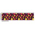 thumbnail image 3 of Fruits Fabric by the Yard, Natural Fresh Food Themed Cartoon Pattern of Cherry Apple Orange Peach, Decorative Upholstery Fabric for Sofas and Home Accents, Dark Fuchsia Multicolor by Ambesonne, 3 of 5