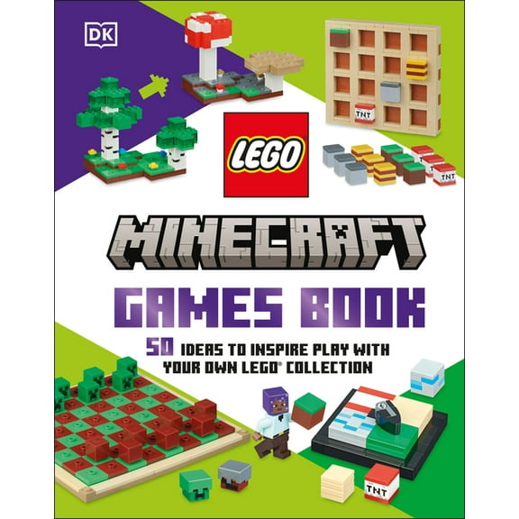 Lego Minecraft Games Book (Library Edition): 50 Fun Ideas to Play with Your Lego Collection! Without Bricks, (Hardcover)