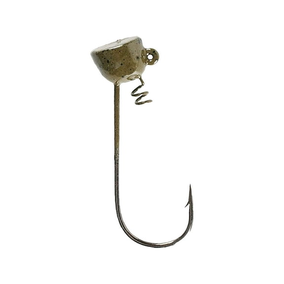 Buckeye Lures Spot Remover Fishing Jig 3/16 oz. – Green Pumpkin