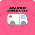thumbnail image 4 of Inktastic My Dad Saves Lives- Ambulance Youth T-Shirt, 4 of 5