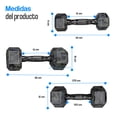 thumbnail image 2 of Set Mancuernas Hexagonales Tayga Par 5lb, 10lb y 15 lb Pvc y acero color Camuflaje, 2 of 6