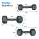 thumbnail image 2 of Set Mancuernas Hexagonales Tayga Par 5lb, 10lb y 15 lb Pvc y acero color Camuflaje, 2 of 6