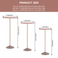 thumbnail image 4 of Shisuyan Display Storage Rack Bronze Metal 3Pcs 5.1X2.4X1.4in, 4 of 9