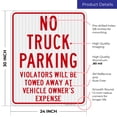 thumbnail image 3 of No Truck Parking Sign,, 3 of 8